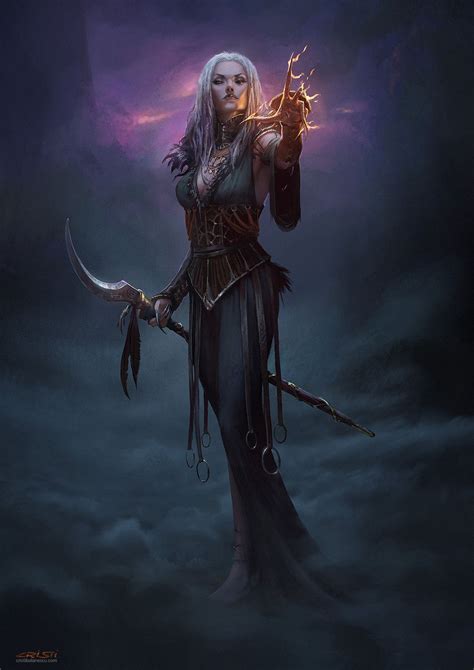 Divine sorceress of darkness